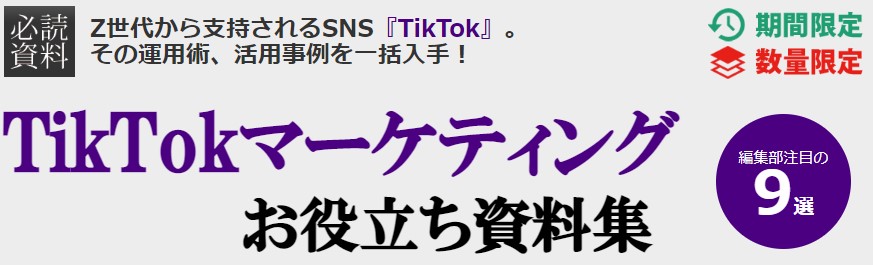 TikTokマーケティングのホワイトペーパー