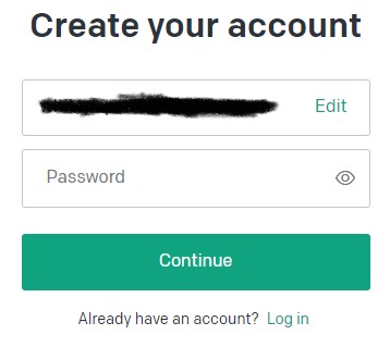ChatGPTでログインに必要なパスワードの設定方法