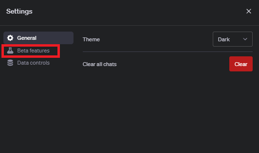 ChatGPTのウェブ検索機能 (2)Beta futures