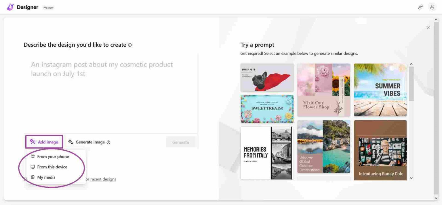 「Microsoft Designer」は日本語で使える?画像生成AIを使ってみた!